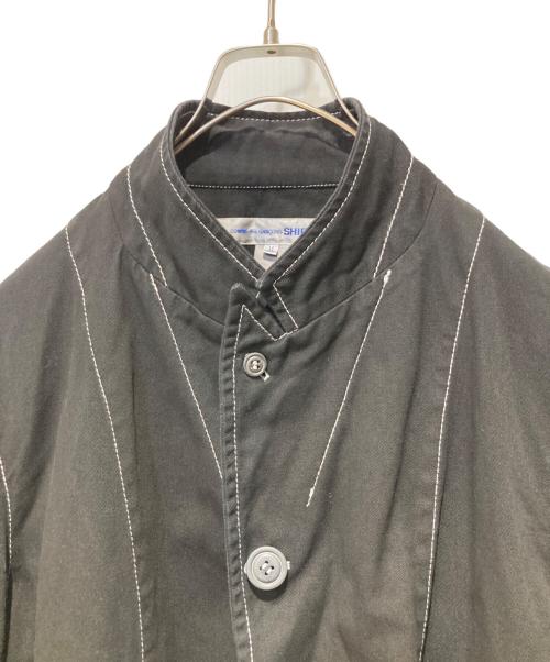 COMME des GARCONS SHIRT（コムデギャルソンシャツ）COMME des GARCONS SHIRT (コムデギャルソンシャツ) ステッチワークジャケット ブラック サイズ:Mの古着・服飾アイテム