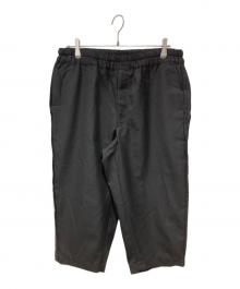 COMME des GARCONS（コムデギャルソン）の古着「クロップドワイドスラックス」｜ブラック