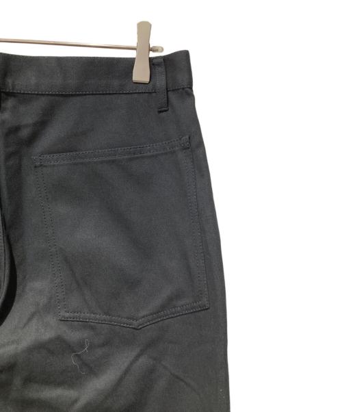 COMME des GARCONS SHIRT（コムデギャルソンシャツ）COMME des GARCONS SHIRT (コムデギャルソンシャツ) 裾フェイクレザー切替パンツ ブラック サイズ:Sの古着・服飾アイテム