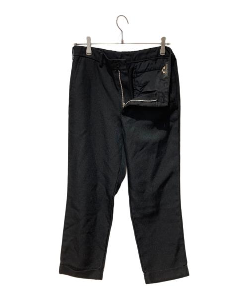 BLACK COMME des GARCONS（ブラックコムデギャルソン）BLACK COMME des GARCONS (ブラックコムデギャルソン) スラックス ブラック サイズ:Ｌの古着・服飾アイテム