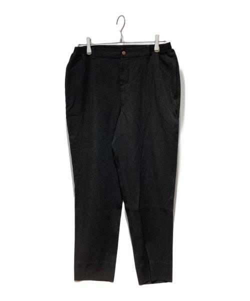 COMME des GARCONS HOMME DEUX（コムデギャルソン オム ドゥ）COMME des GARCONS HOMME DEUX (コムデギャルソン オム ドゥ) ポリエステル縮絨パンツ ブラック サイズ:Mの古着・服飾アイテム