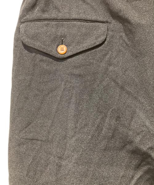 COMME des GARCONS HOMME DEUX（コムデギャルソン オム ドゥ）COMME des GARCONS HOMME DEUX (コムデギャルソン オム ドゥ) ポリエステル縮絨パンツ ブラック サイズ:Mの古着・服飾アイテム