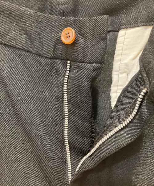 COMME des GARCONS HOMME DEUX（コムデギャルソン オム ドゥ）COMME des GARCONS HOMME DEUX (コムデギャルソン オム ドゥ) ポリエステル縮絨パンツ ブラック サイズ:Mの古着・服飾アイテム