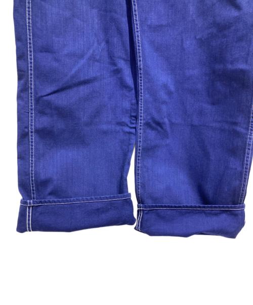 COMME des GARCONS HOMME（コムデギャルソン オム）COMME des GARCONS HOMME (コムデギャルソン オム) 後染めステッチワークワイドトラウザー ネイビー サイズ:Mの古着・服飾アイテム