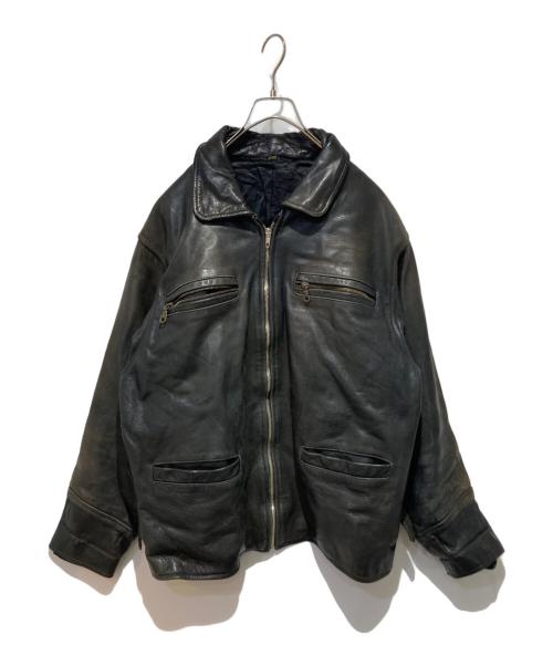 USED（USED）USED (ユーズド) レザージャケット ブラック サイズ:不明の古着・服飾アイテム