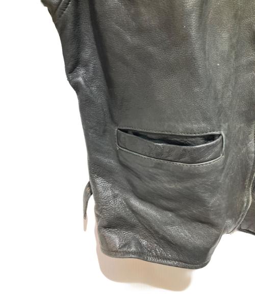 USED（USED）USED (ユーズド) レザージャケット ブラック サイズ:不明の古着・服飾アイテム
