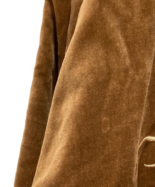 東洋エンタープライズ（トウヨウエンタープライズ）東洋エンタープライズ (トウヨウエンタープライズ) Mid 1950s Style Velveteen Souvenir Jacket ブラウン×ブルー サイズ:XLの古着・服飾アイテム