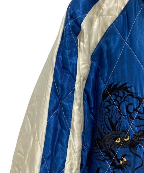 東洋エンタープライズ（トウヨウエンタープライズ）東洋エンタープライズ (トウヨウエンタープライズ) Mid 1950s Style Velveteen Souvenir Jacket ブラウン×ブルー サイズ:XLの古着・服飾アイテム
