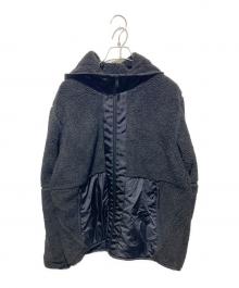 BLACK LABEL CRESTBRIDGE（ブラックレーベル クレストブリッジ）の古着「ボアジャケット」｜ブラック