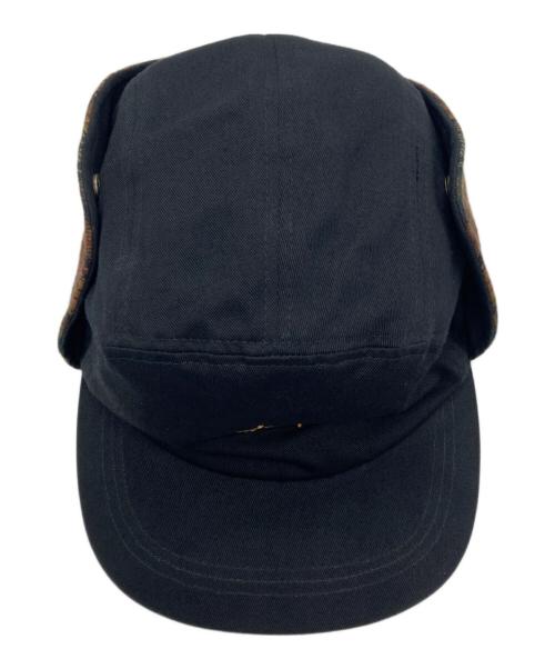 stussy（ステューシー）stussy (ステューシー) ドッグイヤージェットキャップ ブラックの古着・服飾アイテム