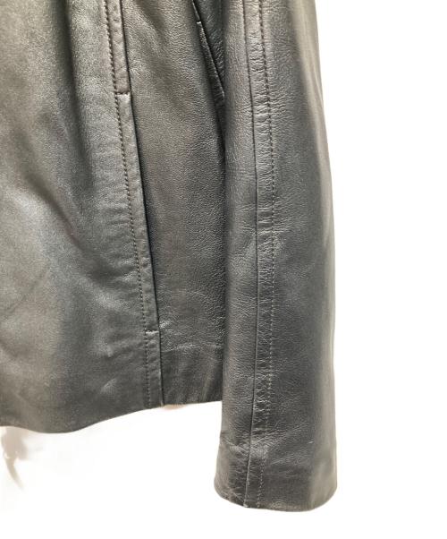 COACH（コーチ）COACH (コーチ) ラムレザージャケット ブラック サイズ:Sの古着・服飾アイテム