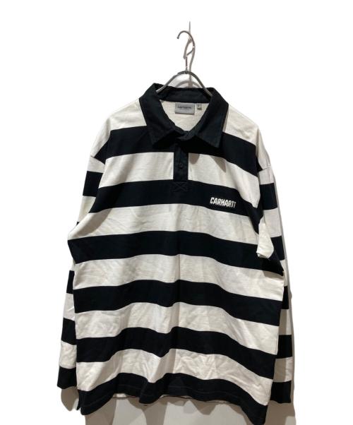 Carhartt WIP（カーハート ワーク イン プログレス）Carhartt WIP (カーハート ワーク イン プログレス) EASTON RUGBY POLO ホワイト サイズ:ＸＬの古着・服飾アイテム