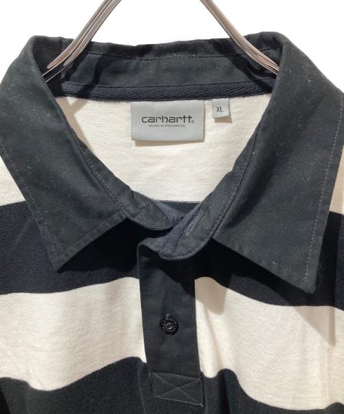 Carhartt WIP（カーハート ワーク イン プログレス）Carhartt WIP (カーハート ワーク イン プログレス) EASTON RUGBY POLO ホワイト サイズ:ＸＬの古着・服飾アイテム