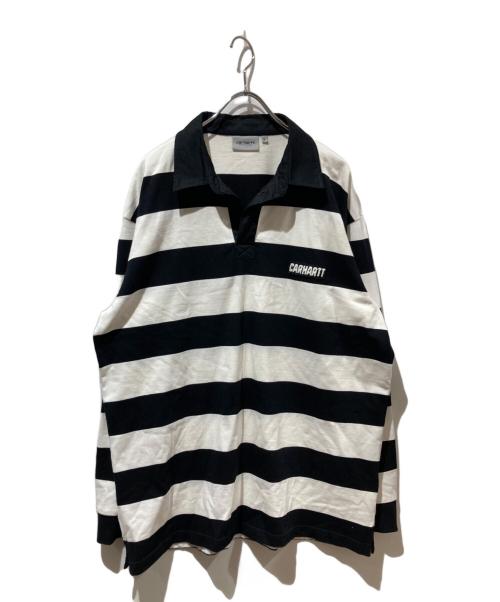 Carhartt WIP（カーハート ワーク イン プログレス）Carhartt WIP (カーハート ワーク イン プログレス) EASTON RUGBY POLO ホワイト サイズ:ＸＬの古着・服飾アイテム