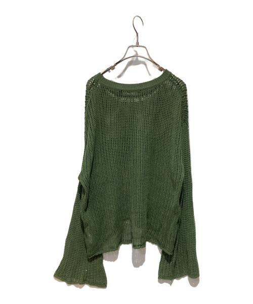 Jaded London（ジェイデッドロンドン）Jaded London (ジェイデッドロンドン) Star Loose Knit グリーン サイズ:Sの古着・服飾アイテム