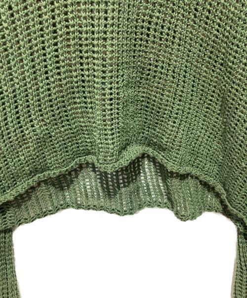 Jaded London（ジェイデッドロンドン）Jaded London (ジェイデッドロンドン) Star Loose Knit グリーン サイズ:Sの古着・服飾アイテム