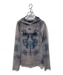 PERSONSOUL（パーソンソウル）の古着「タトゥースキンフーディー」｜グレー