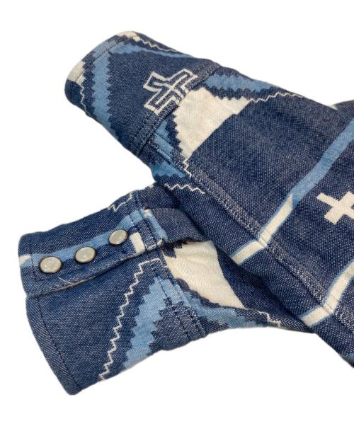 POLO RALPH LAUREN（ポロ・ラルフローレン）POLO RALPH LAUREN (ポロ・ラルフローレン) NAIOMI GLASSES (ナイオミ・グラスズ) Western Shirt インディゴ サイズ:Sの古着・服飾アイテム