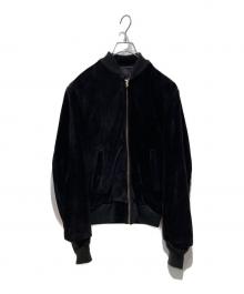 Schott（ショット）の古着「スエードボンバージャケット」｜ブラック
