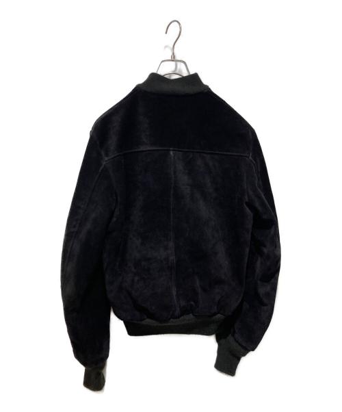 Schott（ショット）Schott (ショット) スエードボンバージャケット ブラック サイズ:36の古着・服飾アイテム