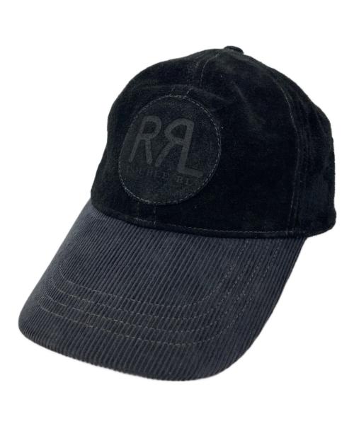 RRL（ダブルアールエル）RRL (ダブルアールエル) Ranch Logo Suede Ball Cap ブラックの古着・服飾アイテム