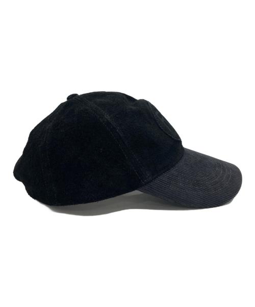 RRL（ダブルアールエル）RRL (ダブルアールエル) Ranch Logo Suede Ball Cap ブラックの古着・服飾アイテム