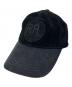 RRL（ダブルアールエル）の古着「Ranch Logo Suede Ball Cap」｜ブラック
