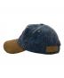 POLO RALPH LAUREN (ポロ・ラルフローレン) NAIOMI GLASSES (ナイオミ・グラスズ) Embroidered Denim and Suede Baseball Cap インディゴ：18000円