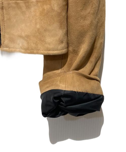 Sandro（サンドロ）Sandro (サンドロ) フリンジスウェードレザージャケット ベージュ サイズ:不明の古着・服飾アイテム