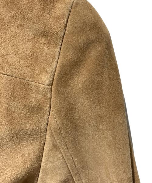 Sandro（サンドロ）Sandro (サンドロ) フリンジスウェードレザージャケット ベージュ サイズ:不明の古着・服飾アイテム