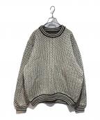 L.L.Beanエルエルビーン）の古着「80’s バーズアイニット」｜グレー×ホワイト