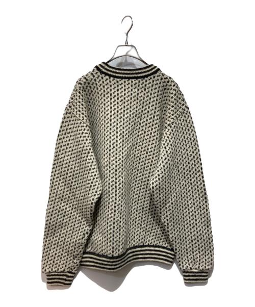 L.L.Bean（エルエルビーン）L.L.Bean (エルエルビーン) 80’s バーズアイニット グレー×ホワイト サイズ:XLの古着・服飾アイテム