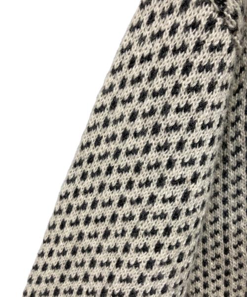 L.L.Bean（エルエルビーン）L.L.Bean (エルエルビーン) 80’s バーズアイニット グレー×ホワイト サイズ:XLの古着・服飾アイテム