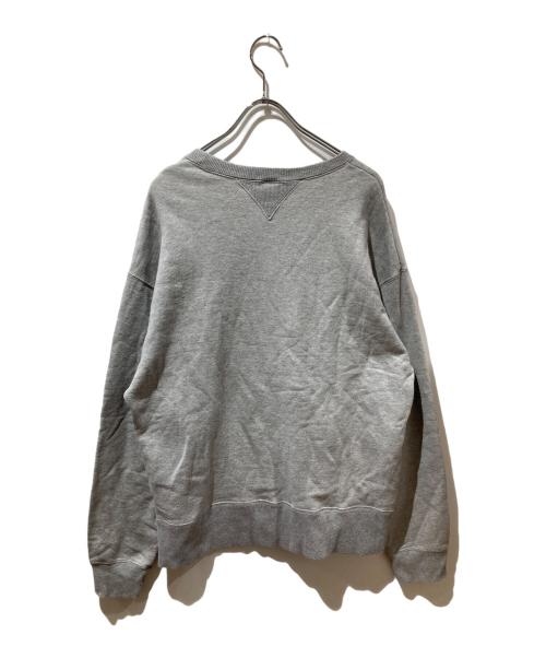 NUMBER (N)INE（ナンバーナイン）NUMBER (N)INE (ナンバーナイン) VINTAGE GAZETTE N-LOGO CREWNECK SWEATSHIRT グレー サイズ:4の古着・服飾アイテム