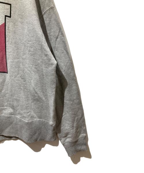 NUMBER (N)INE（ナンバーナイン）NUMBER (N)INE (ナンバーナイン) VINTAGE GAZETTE N-LOGO CREWNECK SWEATSHIRT グレー サイズ:4の古着・服飾アイテム