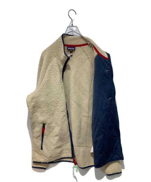 Patagonia（パタゴニア）Patagonia (パタゴニア) RETORO PILE JACKET ベージュ×ネイビー サイズ:XLの古着・服飾アイテム