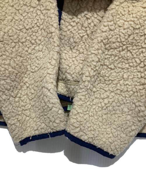 Patagonia（パタゴニア）Patagonia (パタゴニア) RETORO PILE JACKET ベージュ×ネイビー サイズ:XLの古着・服飾アイテム