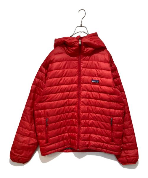 Patagonia（パタゴニア）Patagonia (パタゴニア) ダウンセーターフーディ レッド サイズ:Ｌの古着・服飾アイテム