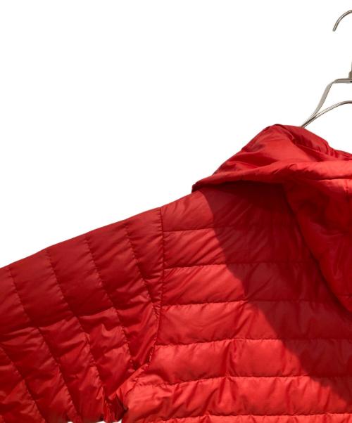 Patagonia（パタゴニア）Patagonia (パタゴニア) ダウンセーターフーディ レッド サイズ:Ｌの古着・服飾アイテム