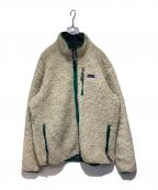 Patagoniaパタゴニア）の古着「クラシック レトロX カーディガン」｜ベージュ×グリーン