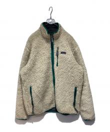 Patagonia（パタゴニア）の古着「クラシック レトロX カーディガン」｜ベージュ×グリーン