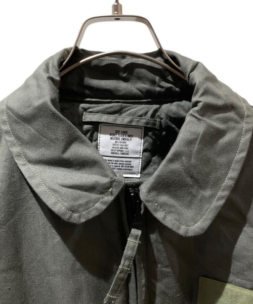 VALLEY APPAREL（バレー アパレル）VALLEY APPAREL (バレー アパレル) CWU-45 P フライトミリタリージャケット オリーブ サイズ:Lの古着・服飾アイテム