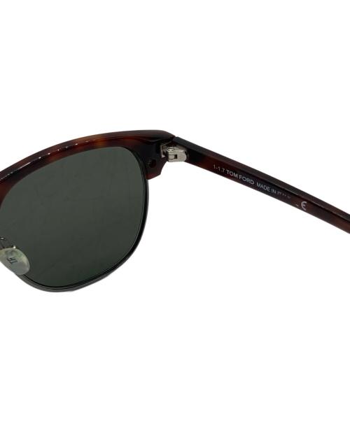 TOM FORD（トムフォード）TOM FORD (トムフォード) ヘンリーラウンドフレームサングラス ブラウン サイズ:51ロ20 145の古着・服飾アイテム