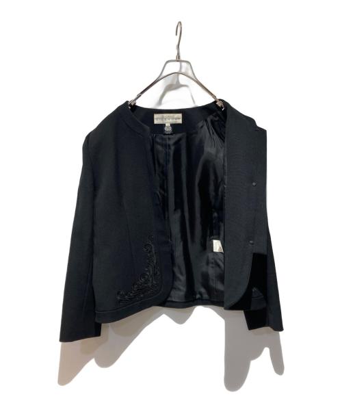 GIVENCHY（ジバンシィ）GIVENCHY (ジバンシィ) 刺繍デザインセットアップスーツ ブラック サイズ:12の古着・服飾アイテム