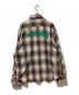 RAF SIMONS (ラフシモンズ) 20AW BIG FIT THE OTHERS SHIRT ブラウン×アイボリー サイズ:48：30000円