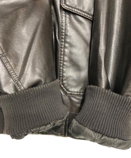 DOCKERS（ドッカーズ）DOCKERS (ドッカーズ) レザージャケット ブラック サイズ:XLの古着・服飾アイテム