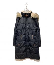 RALPH LAUREN（ラルフローレン）の古着「F－付ロングダウンコート」｜ブラック
