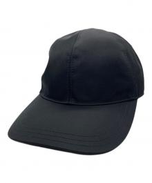 PRADA（プラダ）の古着「Re-Nylon ベースボールキャップ」｜ブラック