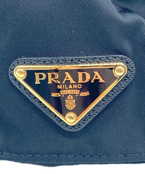 PRADA（プラダ）PRADA (プラダ) Re-Nylon ベースボールキャップ ブラック サイズ:Sの古着・服飾アイテム