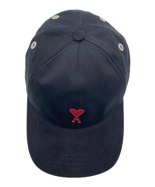 AMI PARIS（アミ パリス）AMI PARIS (アミ パリス) ベースボールキャップ ブラック サイズ:不明の古着・服飾アイテム